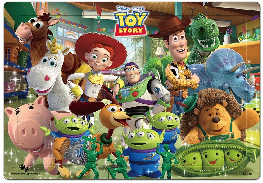 40ピース 子供向けパズル トイ・ストーリー おもちゃがいっぱい 【チャイルドパズル】