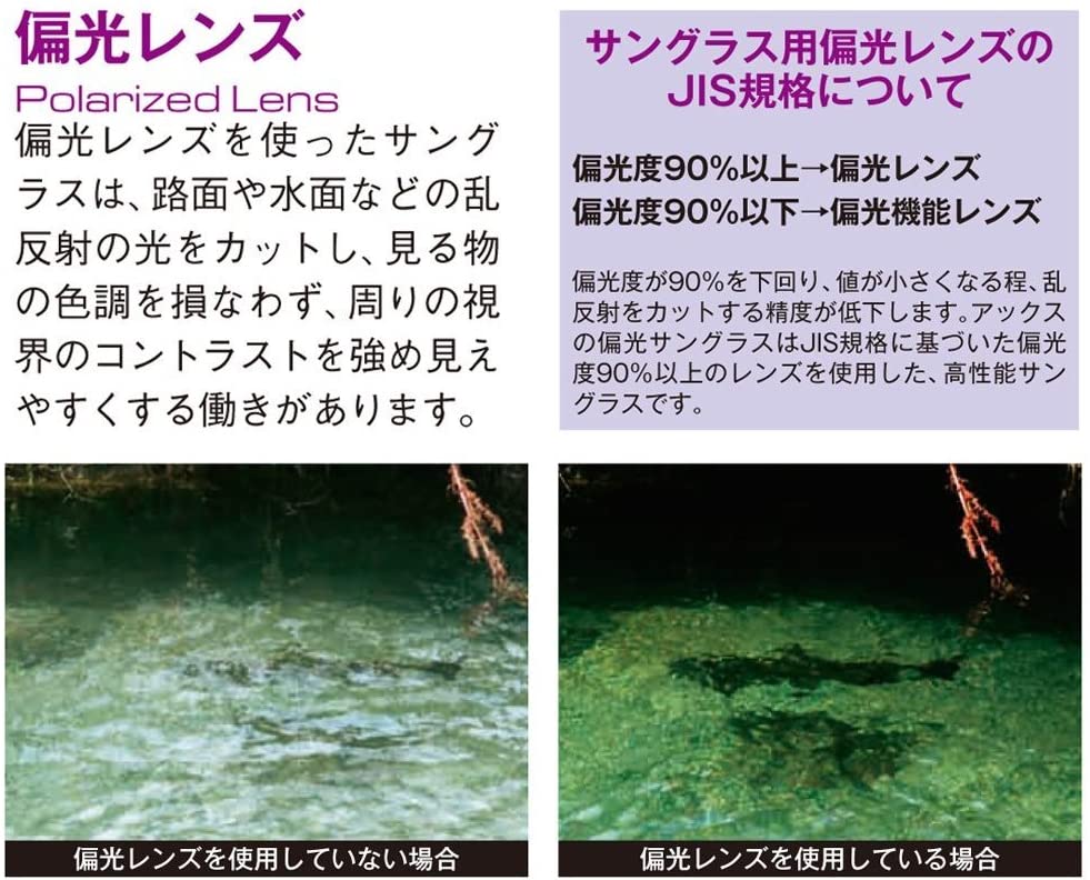 AXE(アックス) クリップオングラス スモーク AS6P