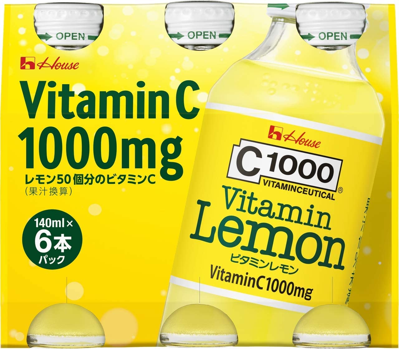 C1000 ビタミンレモン 140ml×6本 ハウス ウェルネスフーズ