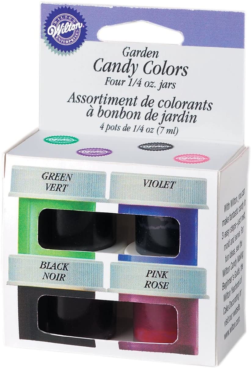 Candy Colors .25oz 4/Pkg-Pink, Green, Violet & Black (並行輸入品)