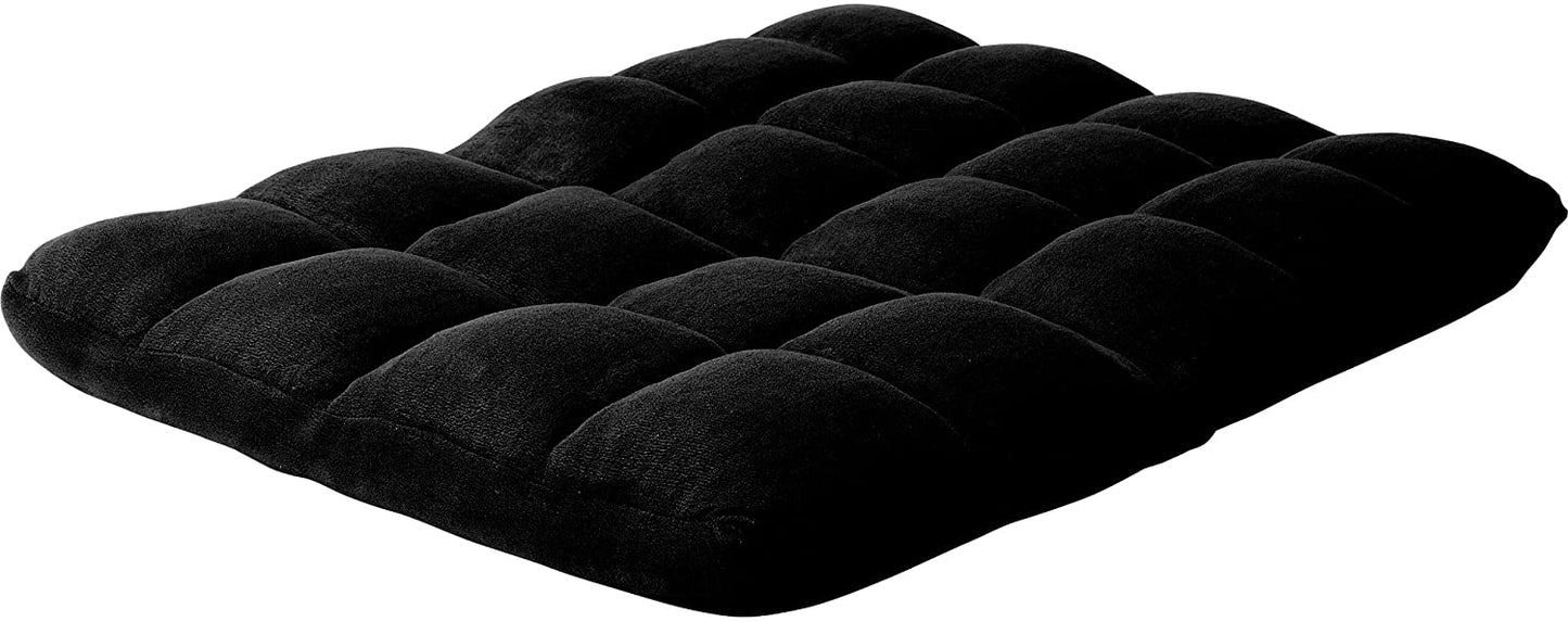 AZUMAYA もこもこリクライナーBK色 FKC-005BK FKC-005BK