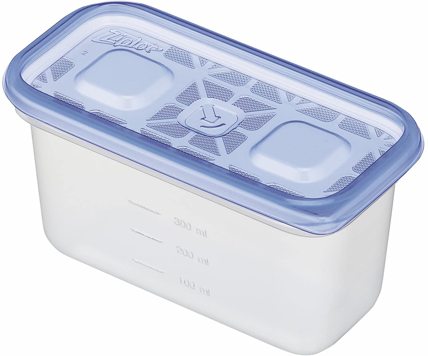 ジップロック コンテナー 保存容器 長方形 510ml 2個入