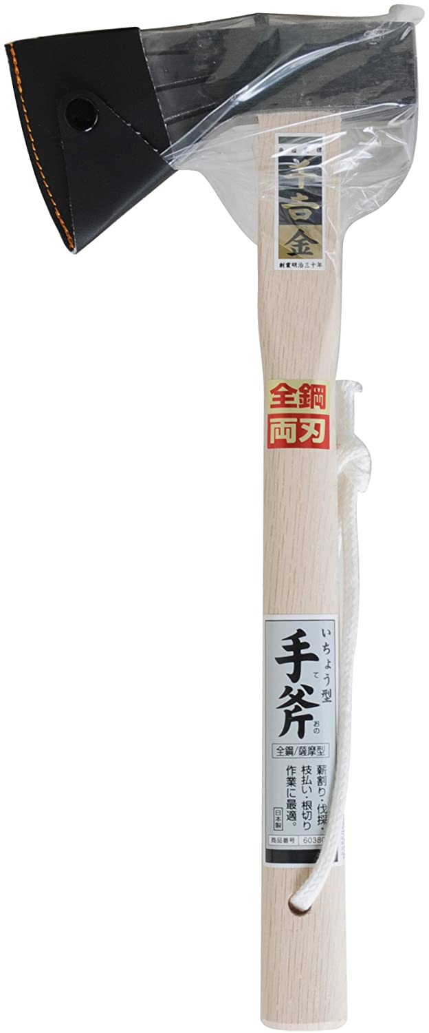 千吉 金 いちょう型 手斧 全鋼 薩摩型