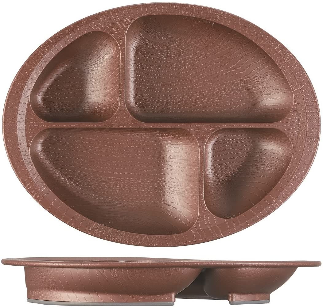 スケーター 木目 すくいやすい 仕切プレート ブラウン 日本製 NLPS1