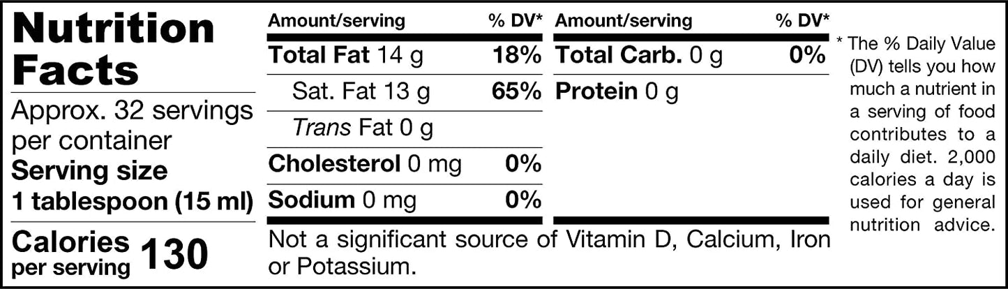 3個セット ジャローフォーミュラズ(Jarrow Fromulas) エキストラバージンココナッツオイル 473ml 16oz [海外直送品]