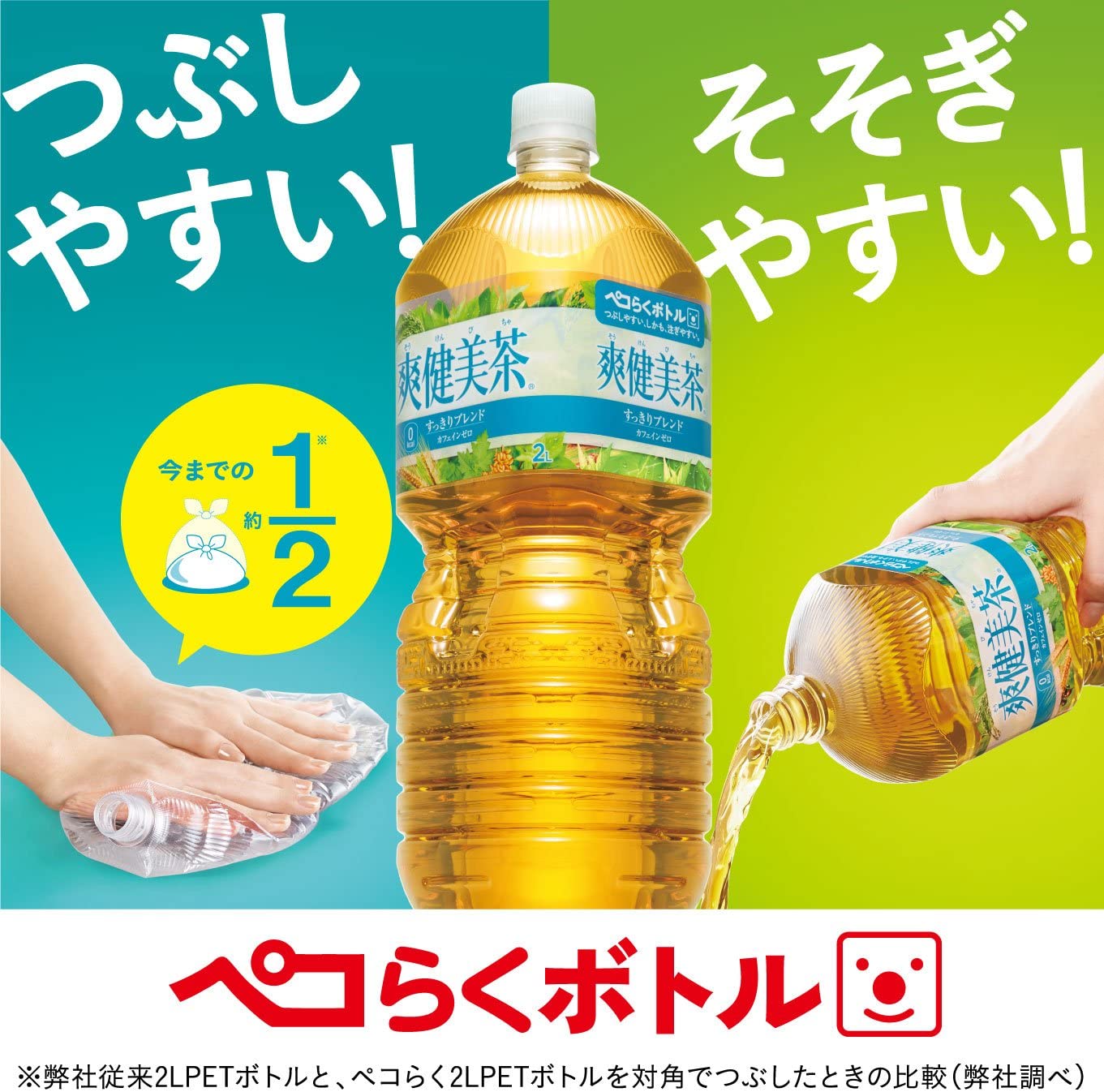 [2CS] コカ・コーラ 爽健美茶 (2.0L×6本)×2箱