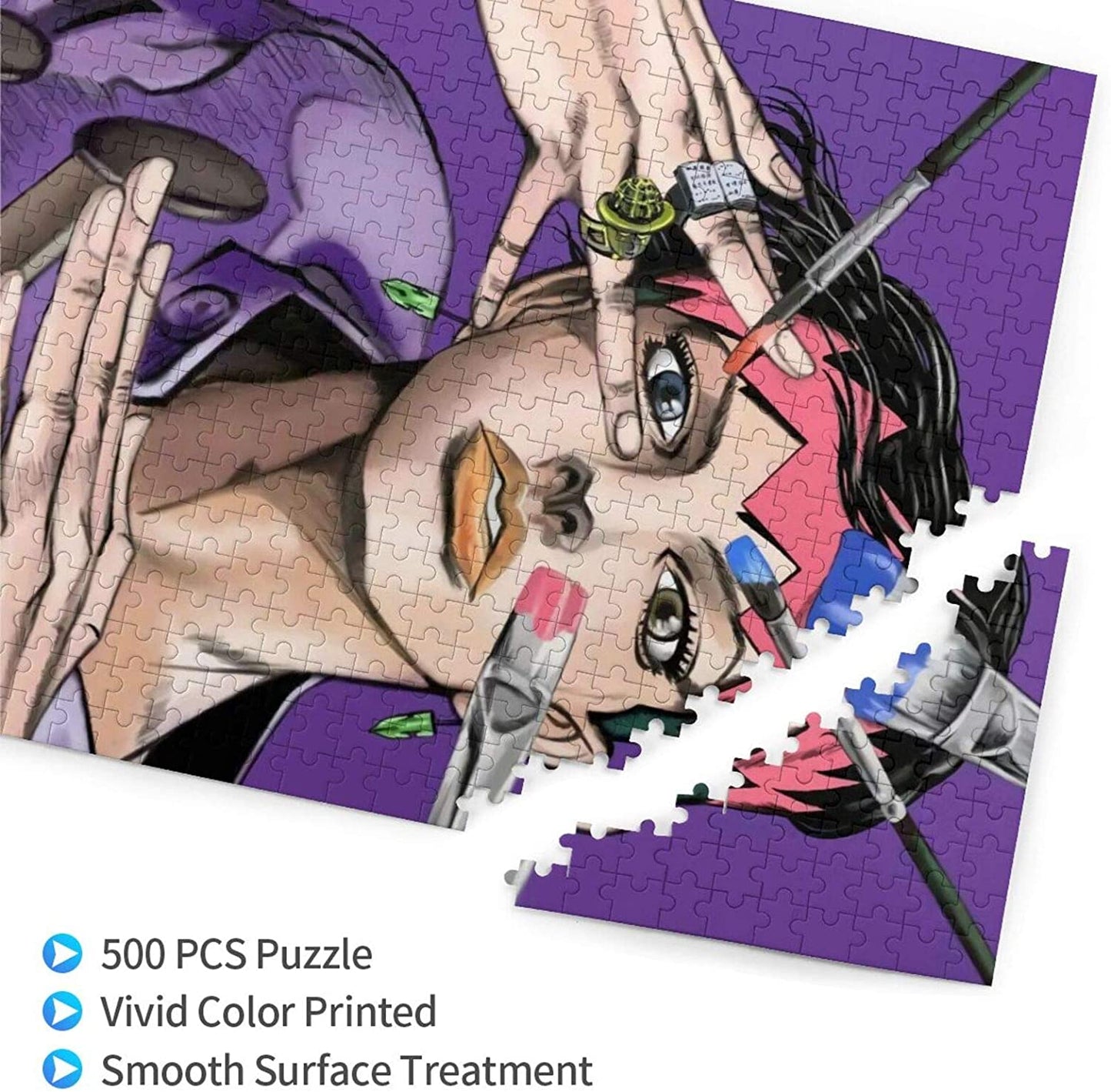 ジグソーパズル Jojoジョジョの奇妙な冒険黄金の風 300ピース / 500ピース / 1000ピース リエイティブな手作りパズル 素晴らしい