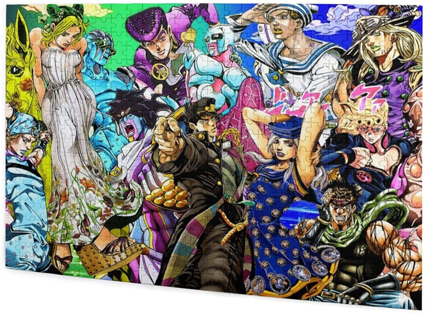 ジグソーパズル Jojoジョジョの奇妙な冒険黄金の風 300ピース / 500ピース / 1000ピース リエイティブな手作りパズル 素晴らしい