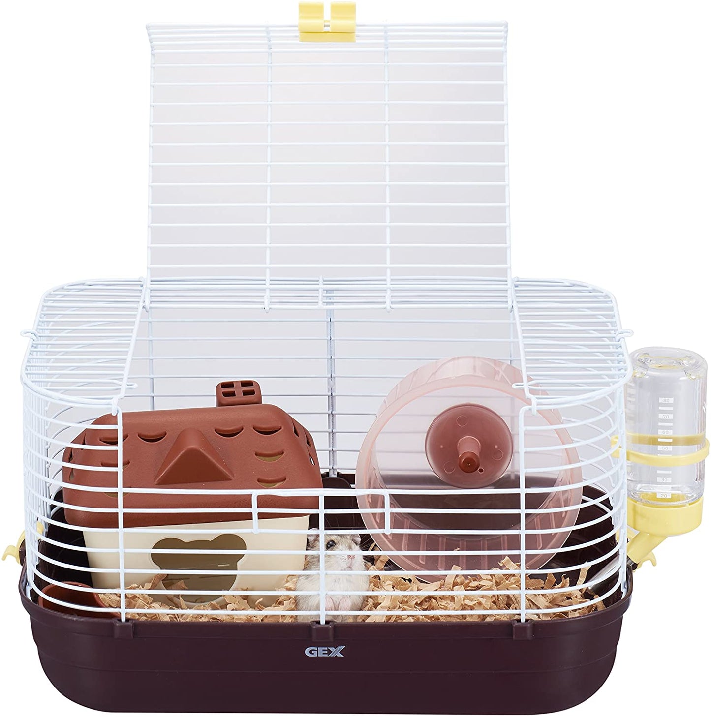 ジェックス ハビんぐ 大きな扉のショコラハウス ハムスター用ケージ