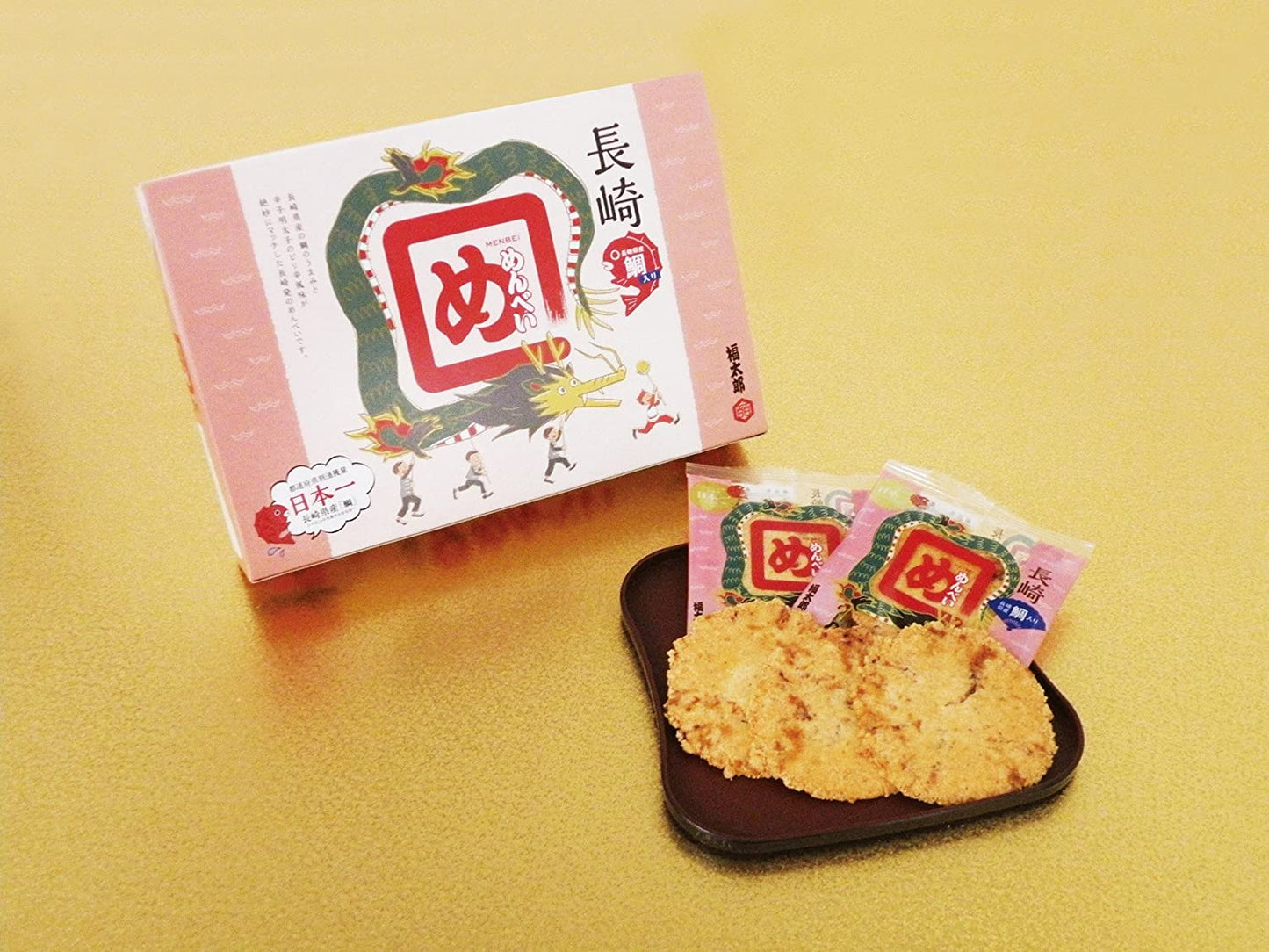 長崎漁港水産加工団地協同組合 長崎鯛 めんべい 2枚入×8袋
