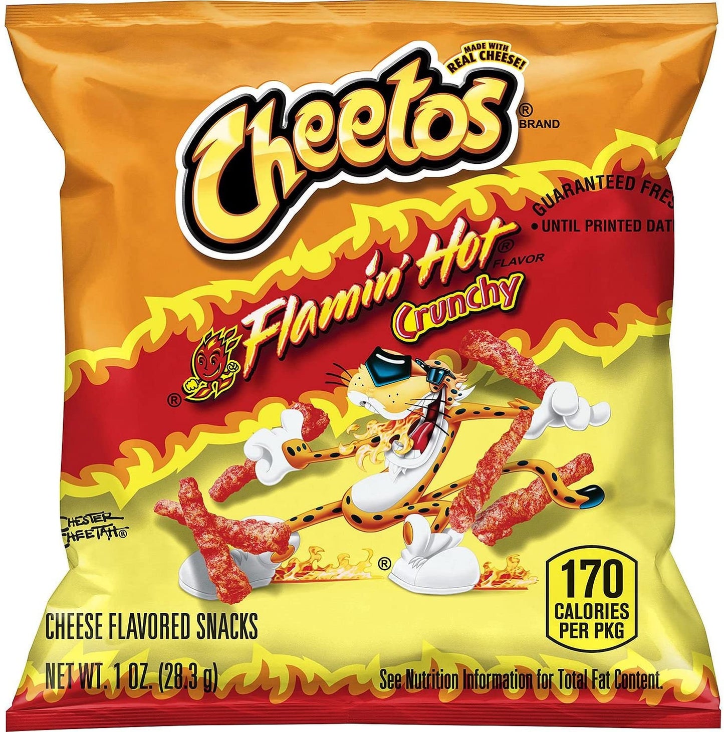 CHEETOS Crunchy Flamin Hot 50 count ( 50 individual bags )
