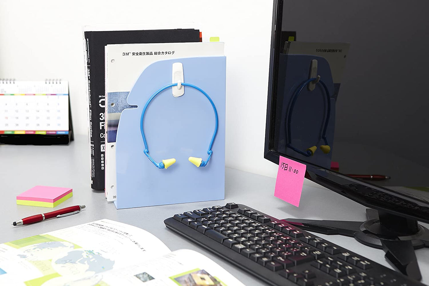 3M 耳栓 イヤーバンドタイプ 交換用プラグ付き 350-1001