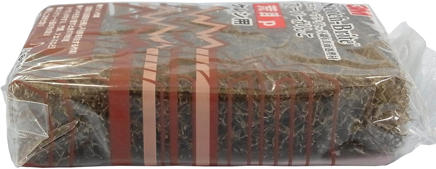 スリーエム スコッチブライト スーパーがんこ 荒目 サイズ100x150mm 1個パック 仕上がり粒度60~80相当