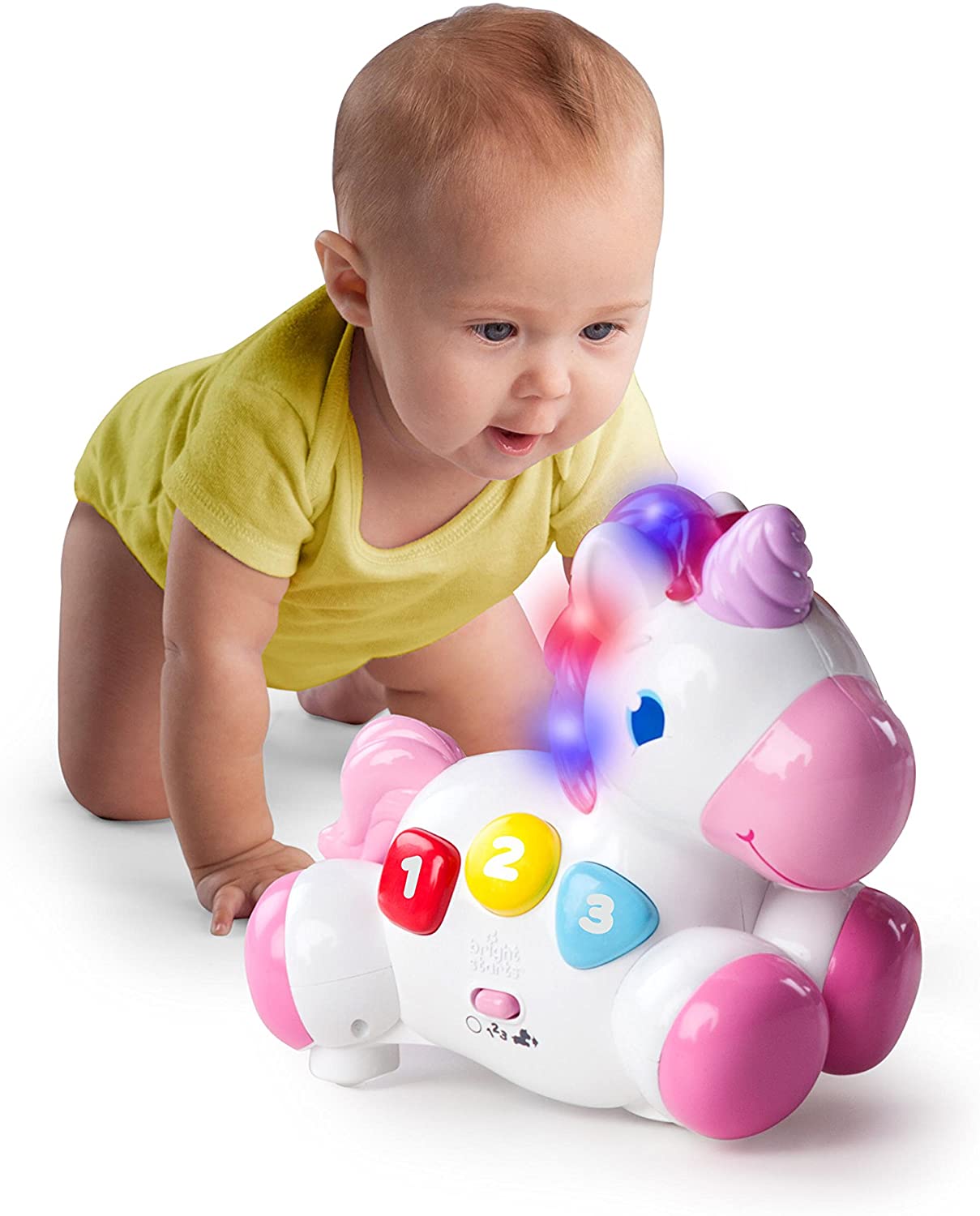 Bright Starts ブライトスターツ ロック&グロー・ユニコーン (10307) by Kids II