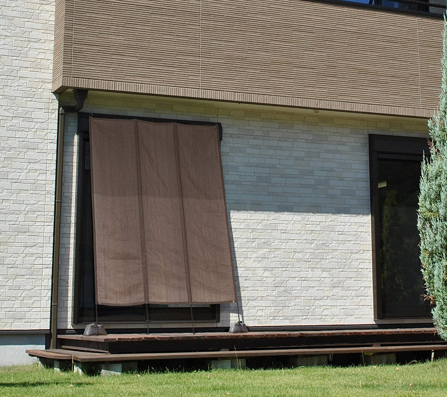 タカショー(Takasho) 洋風タテス モカ 約W190×H300cm