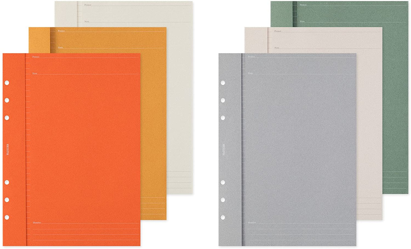 A5サイズ PLOTTER/プロッター プロジェクトマネージャー 6色アソート 77716432