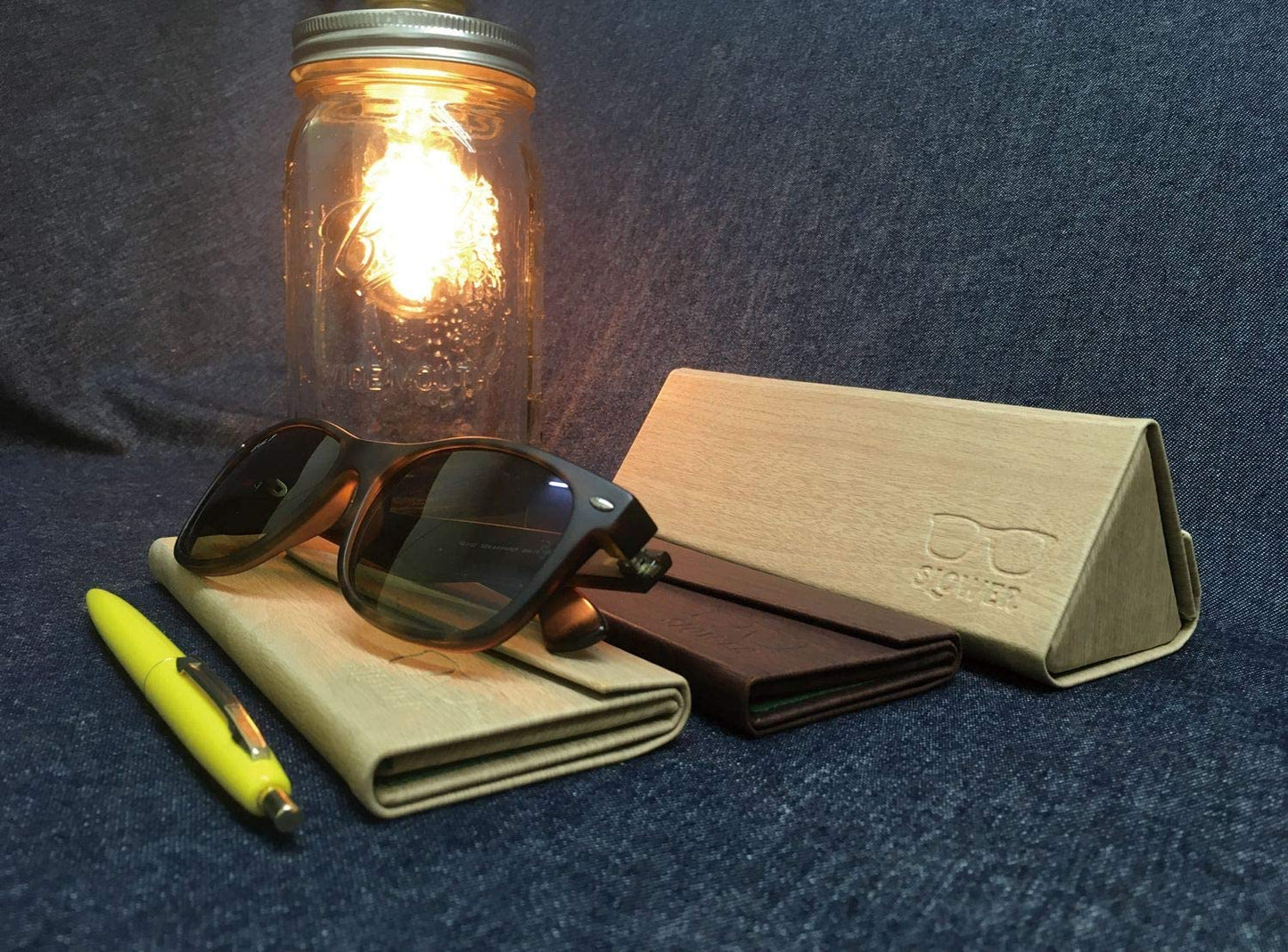 スロウワー(SLOWER) 眼鏡ケース ペイント コルク 5.8×16.2×5.5cm 折りたたみ メガネケース SLW 532