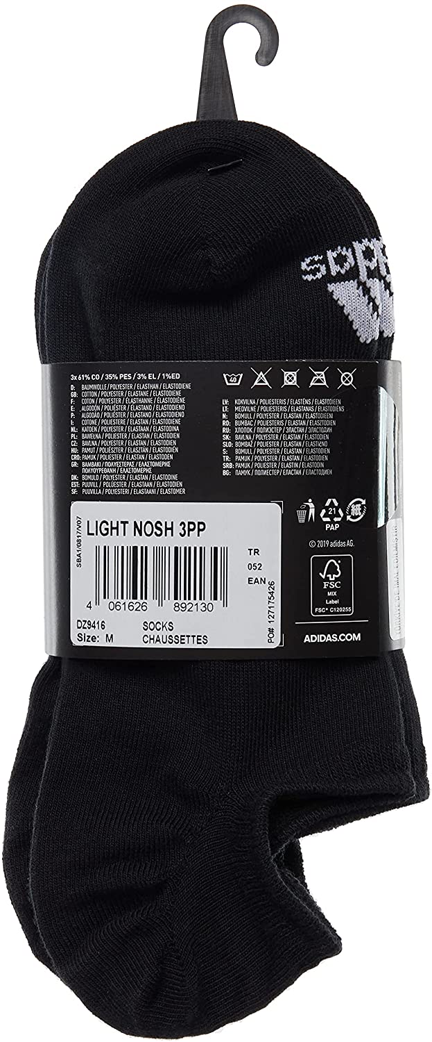 adidas(アディダス) ソックス ソックス ローカットソックス 3足組 ユニセックス大人
