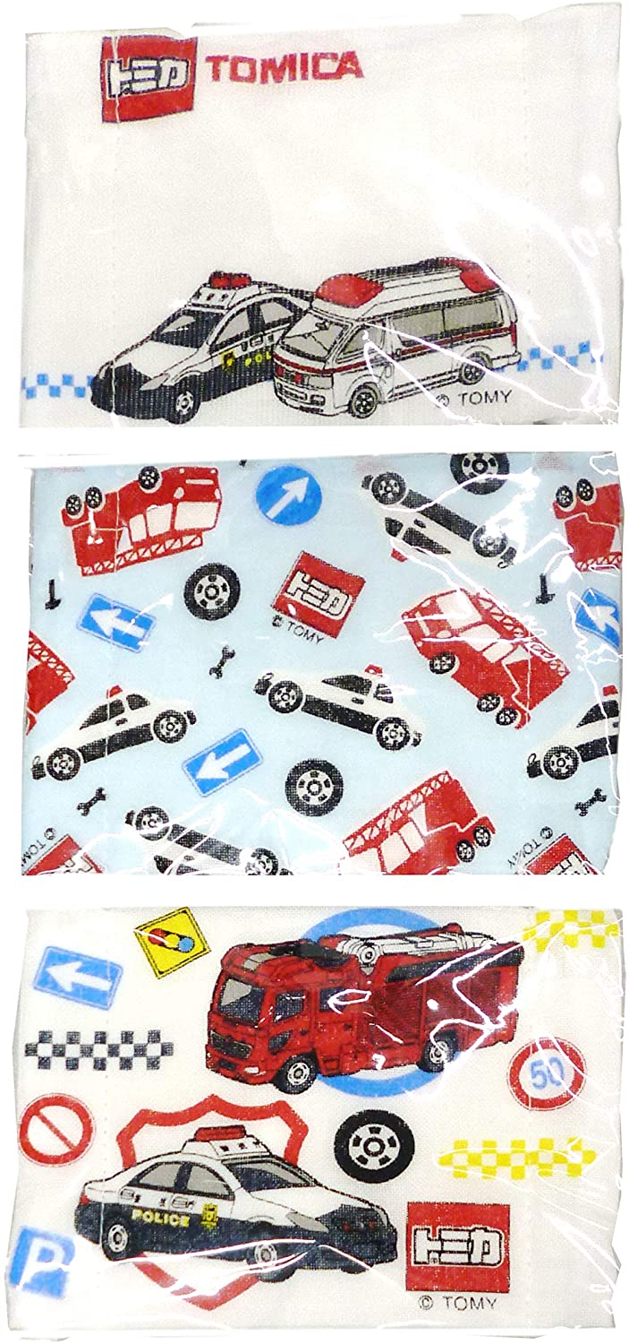 スケーター 子供用ガーゼマスク 3P（トミカ） MSKG1