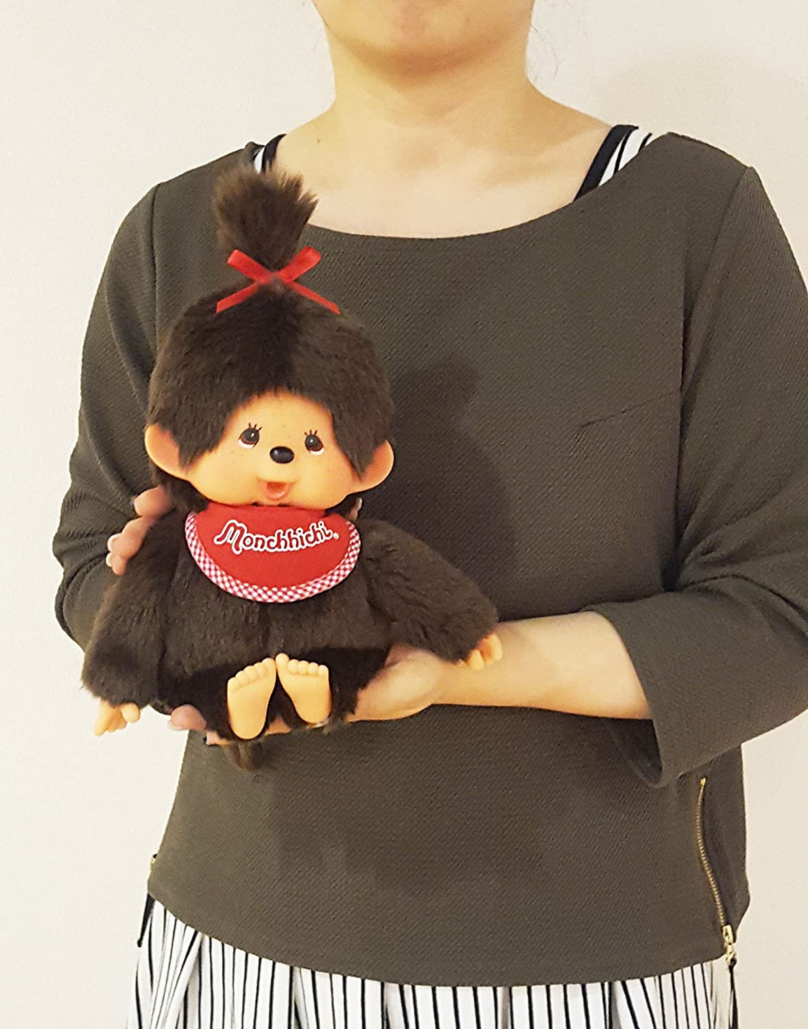 モンチッチ プレミアムスタンダード ぬいぐるみ M ブラウン 女の子 高さ約30cm