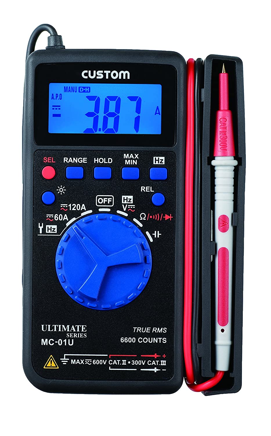 BBK デジタル マルチ メータ MC-01U クランプ付