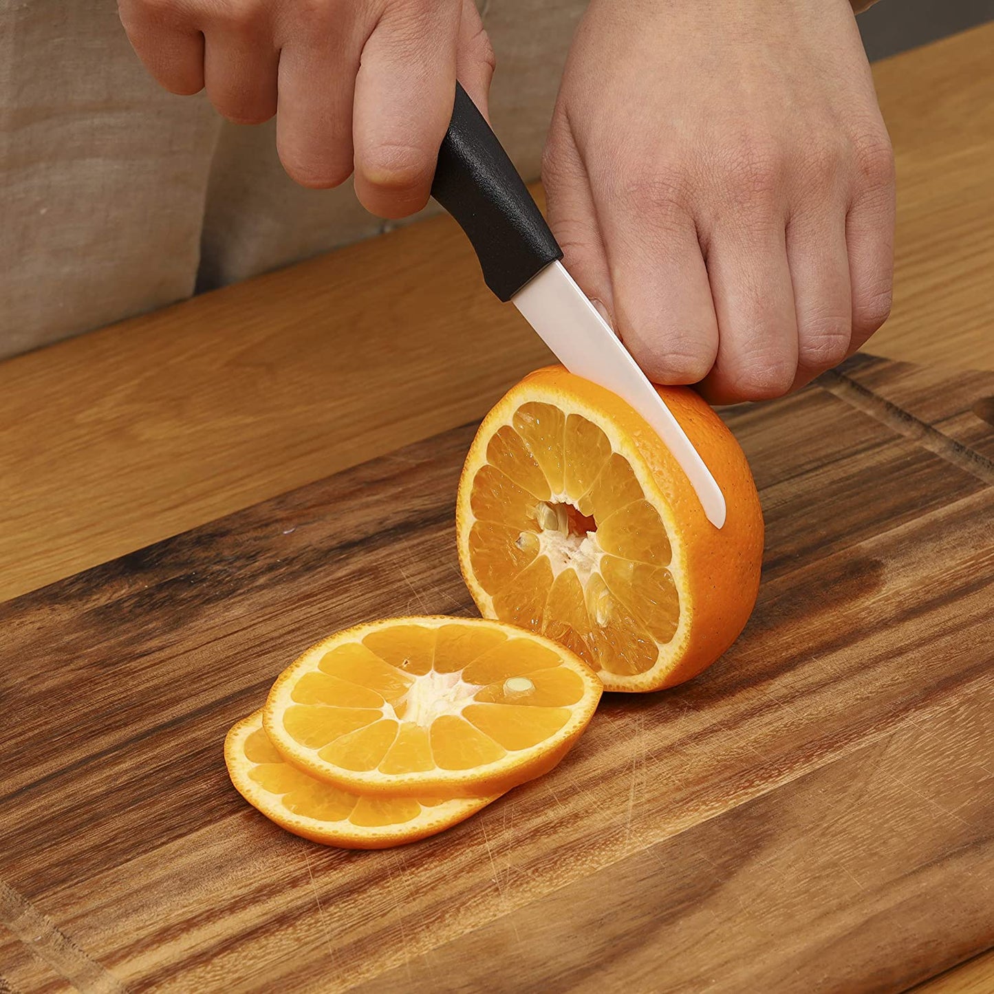 セラミックフルーツナイフ 90mm サヤ付き CS-9WB