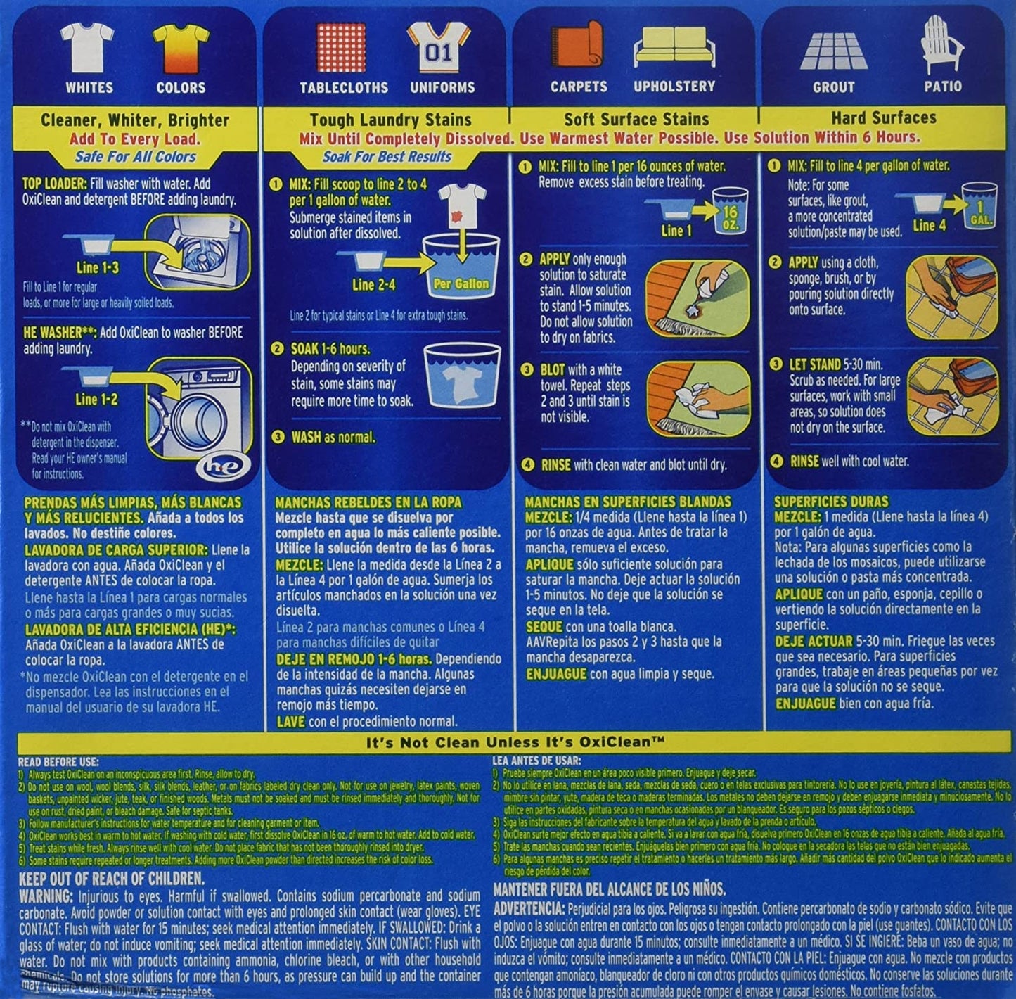 OXICLEAN(オキシクリーン) STAINREMOVER 4.98kg シミ取り 漂白剤 [並行輸入品]